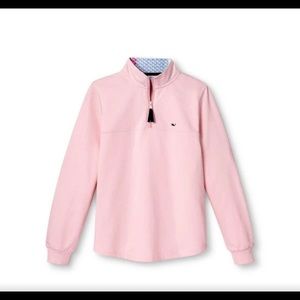 Vineyard Vines x Target Pink 1/4 Zip Pullover